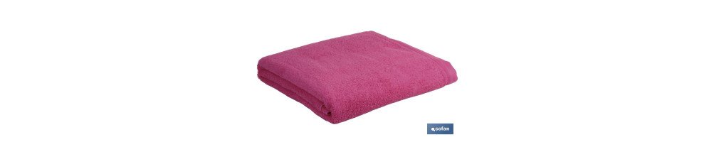 Toalla Ducha | Color Fucsia | Modelo Primavera | 100% Algodón | Gramaje 580g/m² | Medidas 70 x 140 cm
