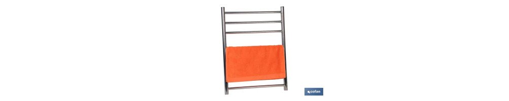Toallero Eléctrico | Modelo Sinaí | Fabricado en Acero Inoxidable | 80W I IP44 | Medidas 70 x 53 x 10,5 cm