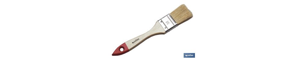 Paletina triple | Mango de madera de haya encerado y barnizado | Para Trabajos de Bricolaje