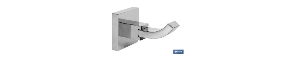 Percha de baño | Modelo Marvao | En Acero Inoxidable 304 Brillo