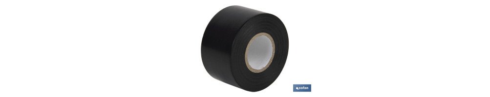 Cinta aislante 130 micras | Color negro | Resistente al voltaje, al calor y a diferentes ácidos y alcalinos