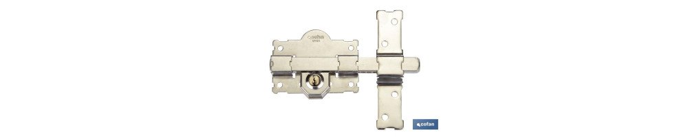 Cerrojo LLave Niquelado