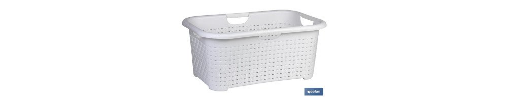 Cesta Multiusos de Polipropileno | Modelo Marsella | Varios Colores | Medidas 59 x 38 x 26 cm