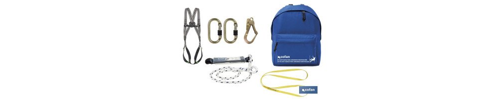 Kit anticaídas | Especial para construcción | Máxima protección y seguridad