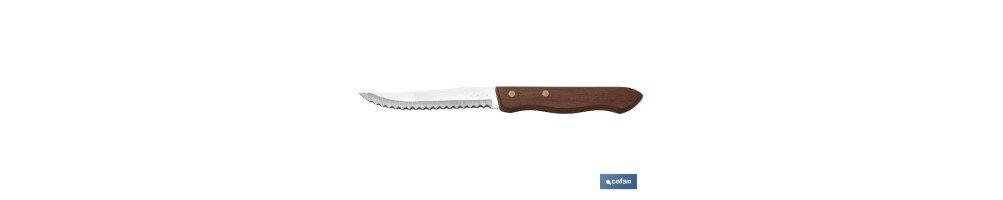 Cuchillos de Madera | Pack de 3 unidades | Hoja de 10 cm