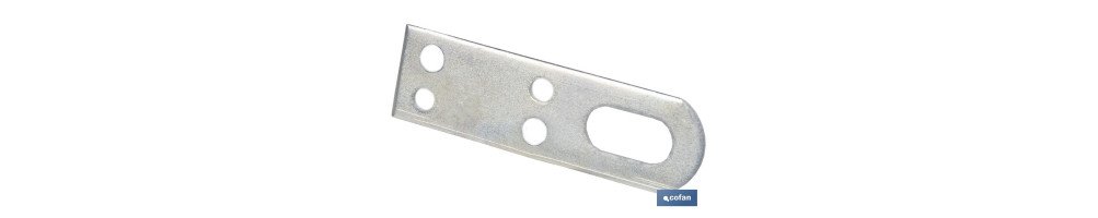 Colgador para Sujetar Objetos | Medidas: 15 x 50 mm | Acero Zincado