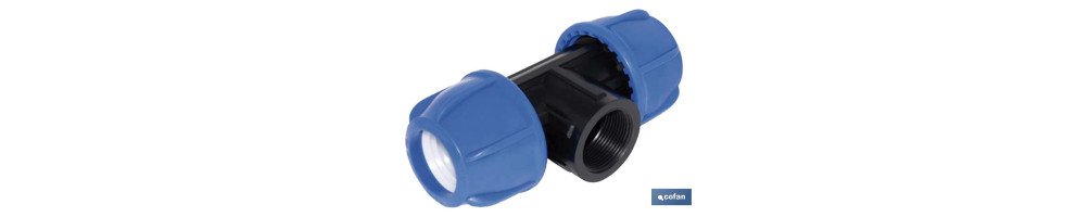 TE 90° con Rosca Hembra | Diferentes medidas de Diámetro y Rosca