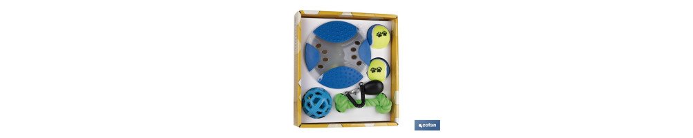 Set de Juguetes para Mascotas | 6 Juguetes | Materiales NO tóxicos
