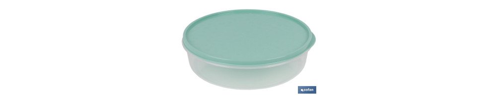 Fiambrera para Tortilla Redonda | En Tres Colores| Medida: 24,5 x 6,5 cm