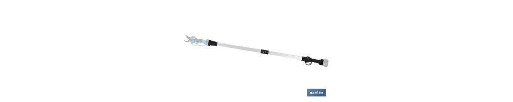 Pértiga Extensible para Tijeras de Poda Eléctrica | Longitud de 130 o 190 cm