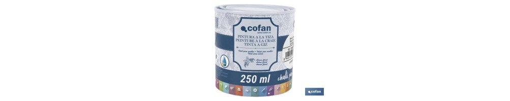 Pintura a la tiza chalk paint | Adecuada para restauración y decoración de muebles | Diferentes capacidades | Varios colores