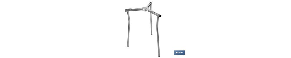 Trípode Regulable para Quemador de Paellero | Altura máxima: 72 cm
