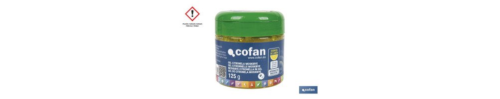 Gel de citronela con esencia de limón | Ahuyentador de insectos natural y duradero | Duración de hasta 4 semanas