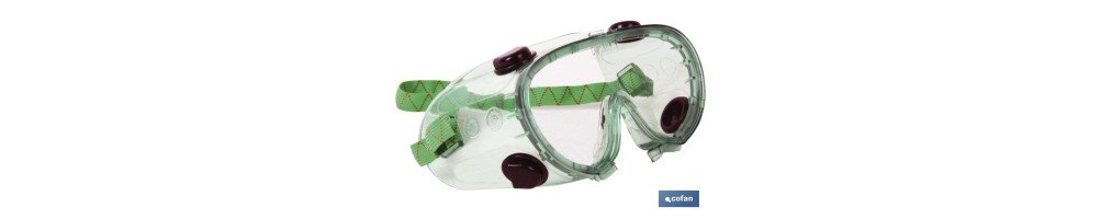 Gafas de Protección Antivaho | Confortables y Ligeras | Ajuste con Goma