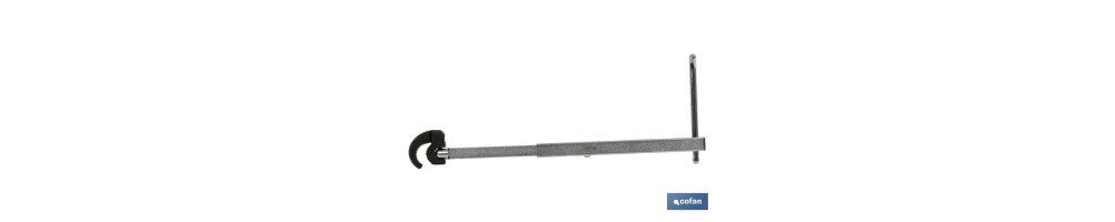 Llave de Lavabo ajustable y extensible | Para fijar tuercas de unión debajo del Fregadero | Apertura máxima M-32