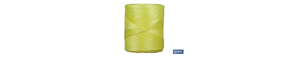 Hilo de Rafia Sintética Amarillo